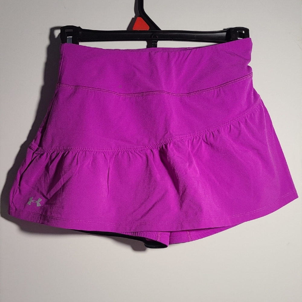 Under Armour Heat Gear Purple Tennis Skirt with Inner Shorts